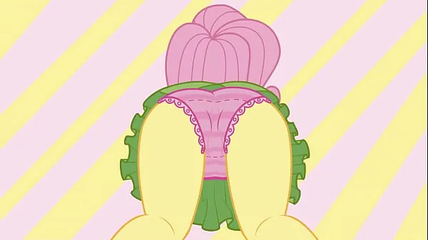 HD Equestria Girls Fluttershy Pantsu napájecí klipy