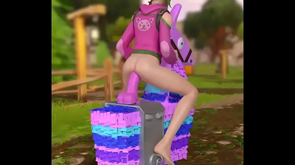 HD Fortnite zoey ridding a llama -teholeikkeet