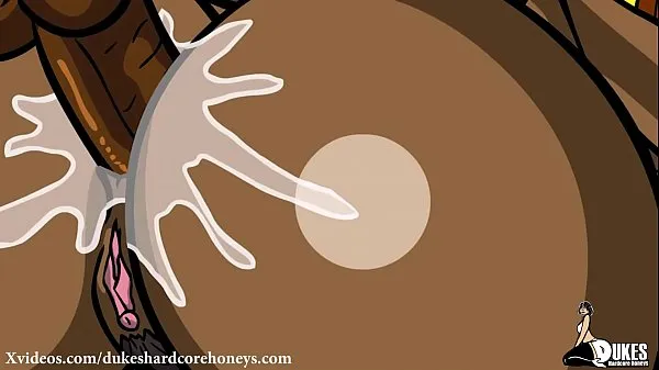 Big Booty Black BBW prend une énorme bite dans son cul extraits vidéo HD