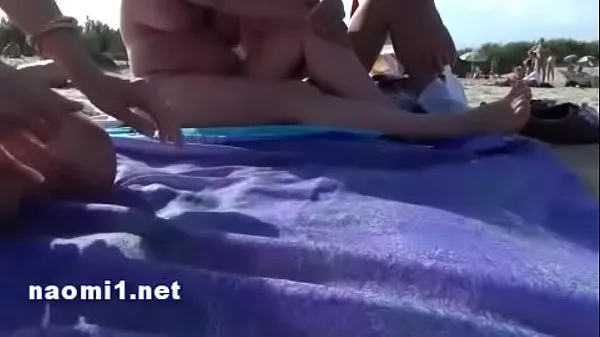 Clip nguồn HD public beach cap agde by naomi slut