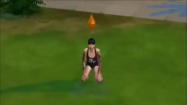 HD SimS 4] - Blackhead Girl Pee 功率夹