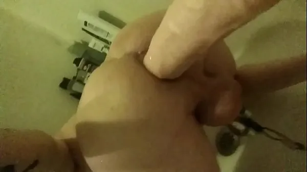 HD Wet Sissy Huge Anal Dildo Klip kuasa