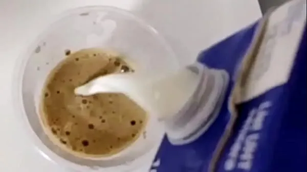 HD How to prepare a very HOT coffee with rich cum kraftklipp