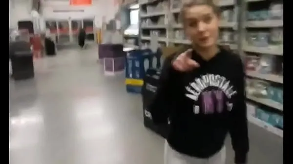 HD Teen sucks cock in Walmart power Clips