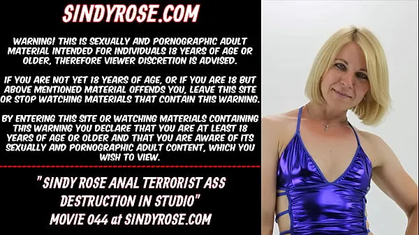 HD Sindy Rose anal terrorist ass destruction in studio & prolapse power Clips