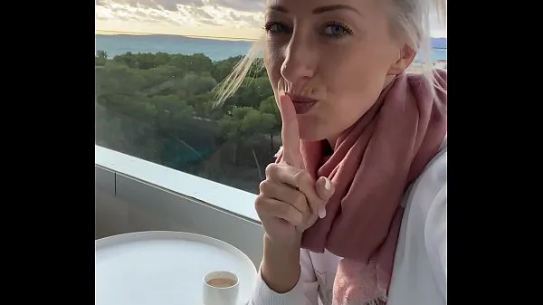 HD I fingered myself to orgasm on a public hotel balcony in Mallorca power Clips