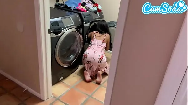HD Fucked my step-sister while doing laundry power Clips