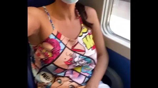 HD Marcella Itália no trem clipes de energia