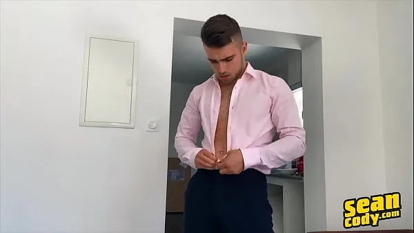 HD Euro Stud (Thony) Grey Delivers A Big Load After Lots Of Edging And Covers His Abs With Cum - Sean Cody daya Klip