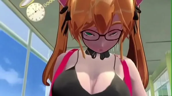 HD Bimbo Nerdy Bitch to Slut Progression MMD napájecí klipy