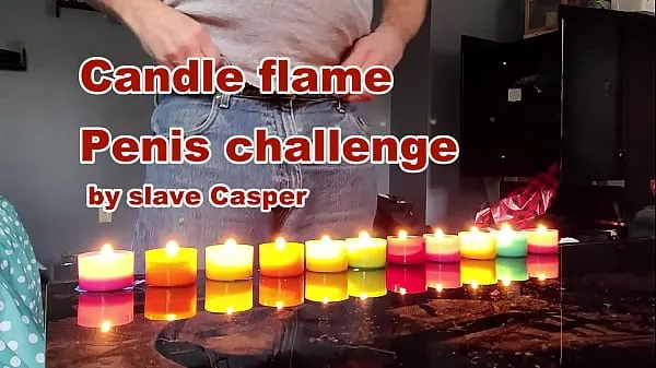 HD Penis Candle Flame Challenge: Challenger Casper 功率夹