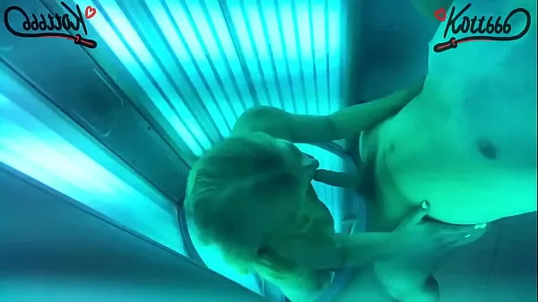 HD Hot Sex and Blowjob in the Solarium of Public SPA. Almost Caught power Clips