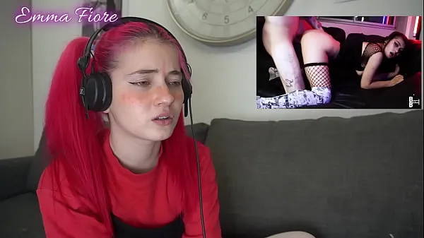 HD Slutty teen gets horny watching amateur porn - Emma Fiore power Clips