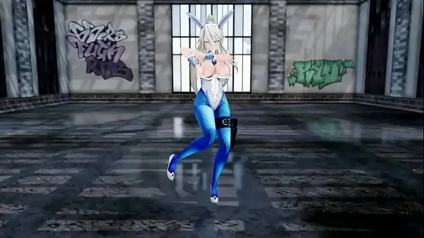 HD HENTAI PLAYBOY GIRL MMD DANCE CONQUEROR WHITE HAIR COLOR EDIT SMIXIX daya Klip