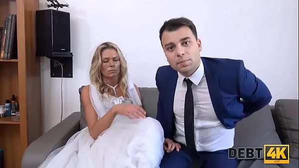 HD DEBT4k. Brazen guy fucks another mans bride as the only way to delay debt power Clips