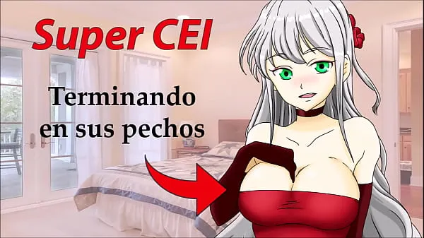 HD スペイン語でSUPER CEI HENTAI。彼女の胸から精液を洗い流します パワー クリップ