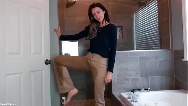 HD Ich tränkte meine VERKAUFTEN Khaki-Hosen und -Höschen absolut mit NatursektPower-Clips