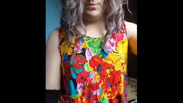 HD Hot Big Booty Blonde Gay in Milf Dress Youtuber CrossdresserKitty kraftklipp