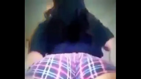 HD Thick white girl twerking kraftklipp